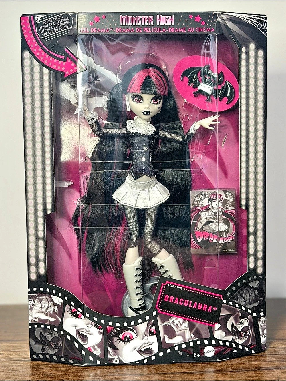 Monster High Reel Drama Draculaura Doll